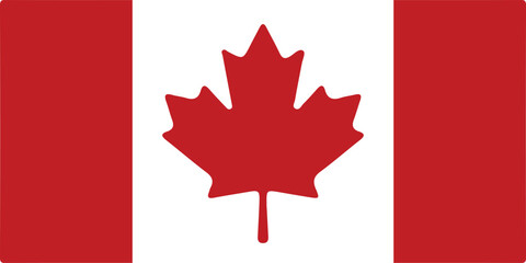 Canada flag. Canadian flag. Canada Day. Vector illustration
