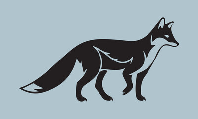 vector illustration of a wolf
