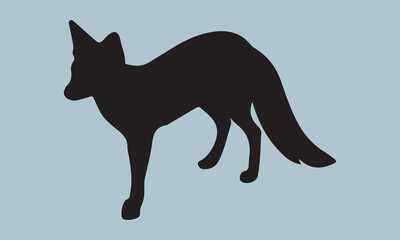 vector illustration of a wolf