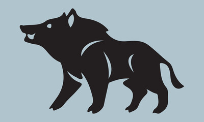 wolf vector illustration