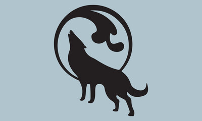 vector illustration of a silhouette of a horse