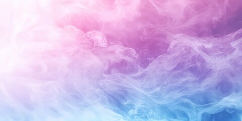 Fototapeta premium Ethereal pastel-colored mist with glowing celestial unicorn hues.