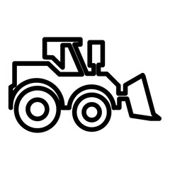 tractor vector icon
