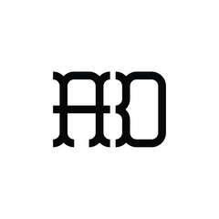 AD monogram logo design letter text name symbol monochrome logotype alphabet character simple logo
