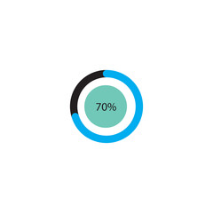 illustration Waiting circle colorful Loading Bar 
