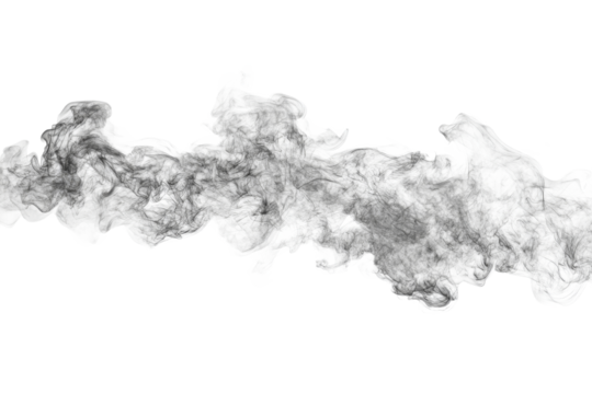 Smoke swirling in a soft, ethereal pattern