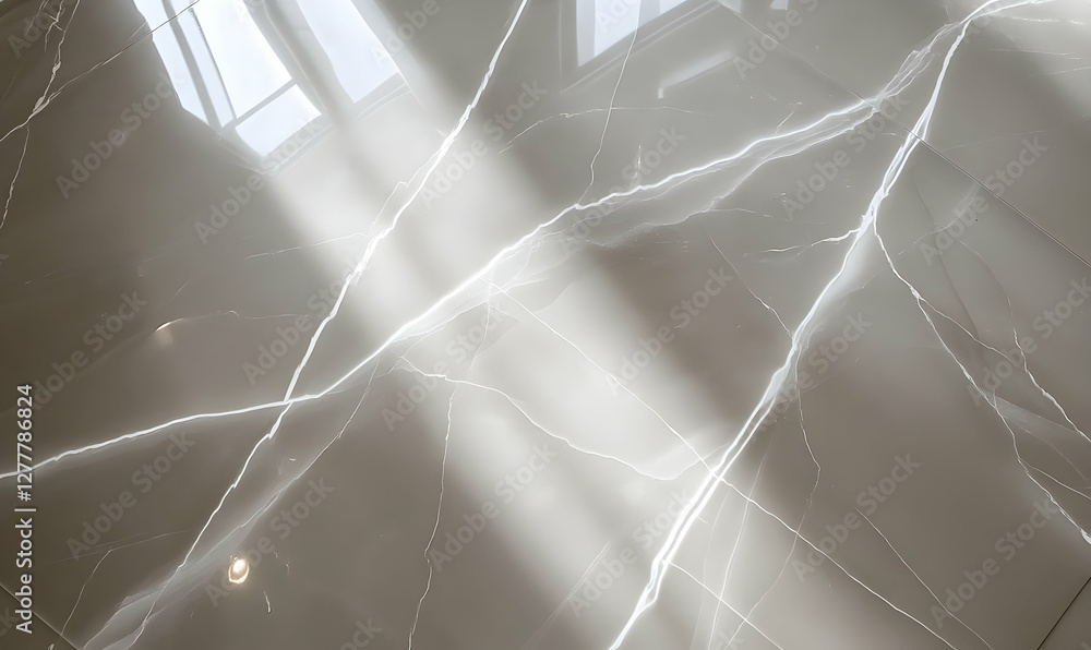 Aufkleber elegant grey marble texture with light streaks, ideal for backgrounds and design projects. high-reso