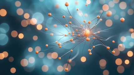 An abstract digital art piece depicting interconnected nodes, neural networks, and flowing data, symbolizing the complexity of AI systems.