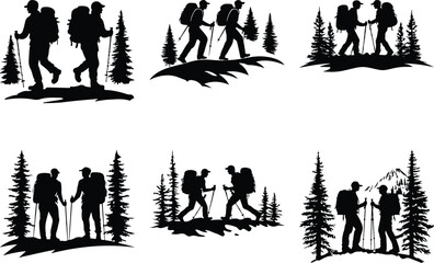 Fearless Hiker on Rock