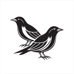 birds-silhouette-incon-black-silhouette-vector