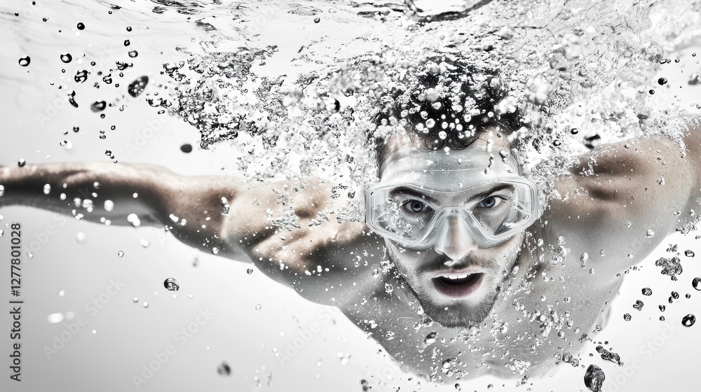 Poster a photographer capturing a stunning image, using their technical skills and artistic vision to creat
