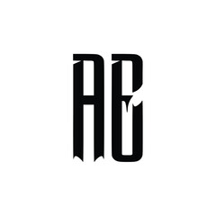 AE monogram logo design letter text name symbol monochrome logotype alphabet character simple logo