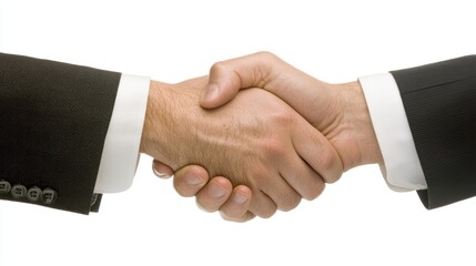 A business handshake symbolizing a new opportunity.
