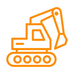 excavator vector illustration
