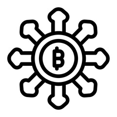 DeFi Line Icon