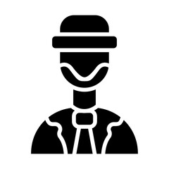 Detective Solid Icon