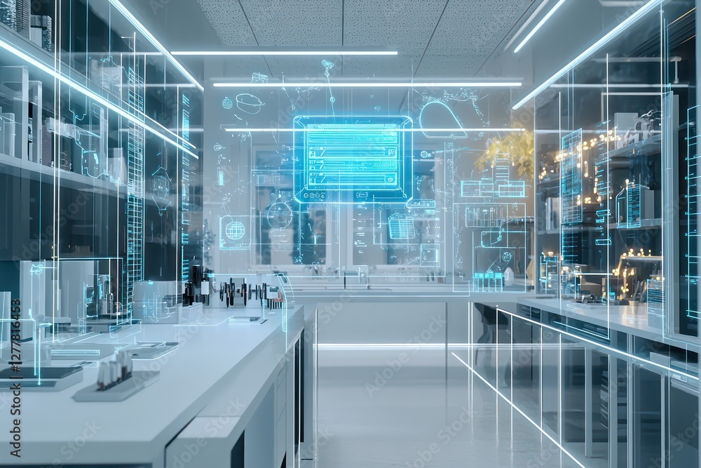 Poster ai enhances secure file-sharing in holographic lab