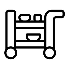 Food Court Line Icon
