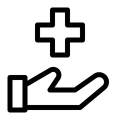 Fototapeta premium Medical Thin Icon