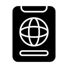 Mobile Internet Solid Icon