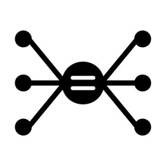 Round Flow Solid Icon