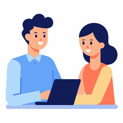 Fototapeta premium Financial advisor offering clear investment advice for reliable future growth