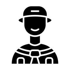 Sheriff Solid Icon