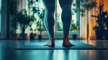 Knee exercises in a clean fitness space. Featuring mobility and rehabilitation