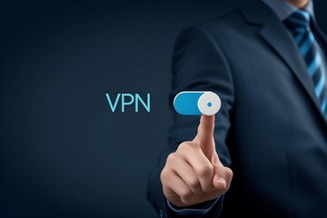 VPN On Button – Secure Browsing and IP Protection, anonymous browsing, encrypted connection, cybersecurity, data encryption, secure internet, VPN app, VPN software, private browsing