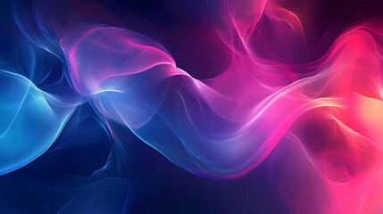 Fototapeta premium Abstract Blue Pink Swirling Light Energy Flow