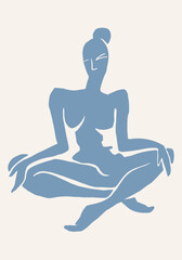 Fashion cute minimal design. Art design for print, cover, wallpaper, Minimal wall art.