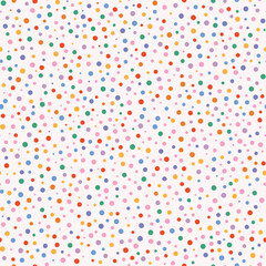 Dots graphic drawn modern pattern. Perfect for child textile or fabrics or wrapping paper.