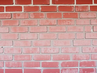 Obraz premium weathered red brick wall texture background, design, pattern