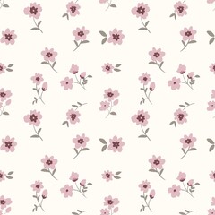 cute and unique floral pattern background for covers, notes, pink backgrounds