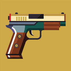 pistol vector