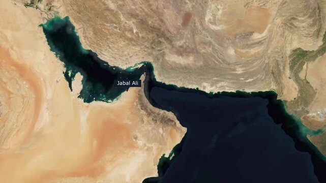 Discover Jebel Ali A Dynamic Map Journey Through Dubai's Key Maritime and Economic Hub