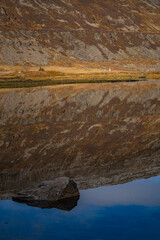 The fjords landscape in Westfjords of Iceland, autumn time.