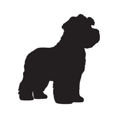 Dog Silhouette - Strong Dog Symbol for Posters - Dog Vector - Dog Illustration - Minimalist Dog Silhouette - Dog Vector - Dog Icon
