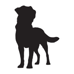 Dog Silhouette - High-Quality Dog Clipart for Branding - Dog Vector - Dog Illustration - Minimalist Dog Silhouette - Dog Vector - Dog Icon
