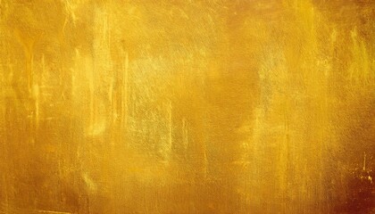Obraz premium golden textured abstract background with rough brushstrokes on canvas, shimmering metallic surface for luxury design and branding