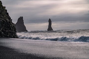 Reynisfjara is a world-famous black-sand beach found on the South Coast of Iceland, which features...