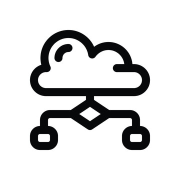 algorithm line icon. Clean and minimalist vector icon for websites, mobile apps, presentations, and logos. Fully scalable and customizable for any project.