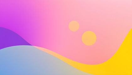 현대적인보라노랑그라데이션배경