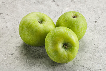 Sweet and juicy green apple
