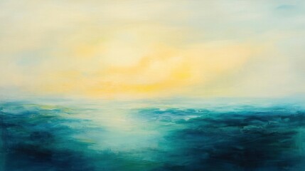 Obraz premium serene seascape at sunset