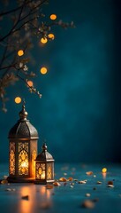 Obraz premium lantern in the night