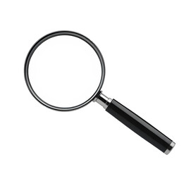 ia generated. magnifying glass isolated on white background