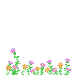 Colorful Spring Flower Illustration