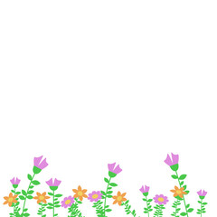 Colorful Spring Flower Illustration