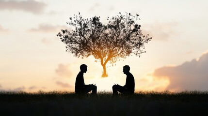 mental health counseling, a counselor and client in a therapy session, illustrating the significance of mental health awareness and aid